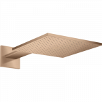 Du&scaron;o galva su laikikliu i&scaron; sienos AXOR ShowerSolutions 300/300 1jet, &scaron;lifuoto raudono aukso spalvos (Brushed Red Gold)
