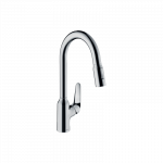 Plautuvės mai&scaron;ytuvas Hansgrohe Focus M42 220 su i&scaron;traukiama žarna