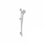 Du&scaron;o komplektas HANSGROHE Vernis Blend 100, 2 srovių, Vario EcoSmart, su 65 cm du&scaron;o stovu, spalva - chromo (chrome)