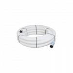 Lankstus plastikinis ortakis, baltas Dn75 antistatinis ir antibakterinis (50m)