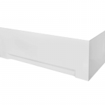 Vonios Besco OAP-130-UNI uždanga 130x50 : Auk&scaron;tis - 53,5 cm, Ilgis - 130 cm, Spalva - Balta