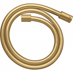 Du&scaron;o žarna AXOR ShowerSolutions, 1,25 m, metalo efektas, cilindrinės jungtys, &scaron;lifuoto aukso spalvos (Brushed Gold Optic)