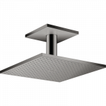 Du&scaron;o galva su laikikliu i&scaron; lubų AXOR ShowerSolutions 300/300 1 jet, poliruoto juodo chromo spalvos (Polished Black Chrome)
