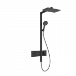 Du&scaron;o sistema Hansgrohe Raindance Alive Q, juoda matinė : Spalva - Juoda matinė