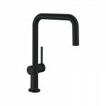 Mai&scaron;ytuvas plautuvei Hansgrohe Talis M54, U220, 1jet, EcoSmart, juodas matinis