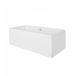 Vonia Besco Quadro WAQ-165-PK, su kojom, 165x75, : Auk&scaron;tis - 52 cm, Ilgis - 165 cm, Spalva - Balta