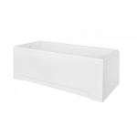 Vonios Besco Quadro OAQ-165-PK. uždanga 165x52 : Auk&scaron;tis - 52 cm, Ilgis - 165 cm, Spalva - Balta