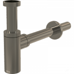 Praustuvo sifonas Alcadrain A400-N-B Design DN32, matinė nikelio spalva