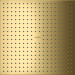 Du&scaron;o galva AXOR ShowerSolutions 300/300 2jet, įleidžiama, poliruoto aukso spalvos (Polished Gold Optic)