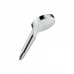 Rankinė du&scaron;o galva HANSGROHE Crometta 100, 1 srovės, EcoSmart+, spalva - balta/chromo (white/chrome)