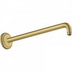 Alkūnė du&scaron;o galvai i&scaron; sienos AXOR Montreux, 389 mm, &scaron;lifuoto žalvario spalvos (Brushed Brass)