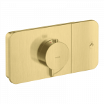 Dekoratyvinė dalis AXOR One, potinkiniam termostatiniam mai&scaron;ytuvui, 1 funkcijos, &scaron;lifuoto žalvario spalvos (Brushed Brass)