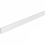 Sieninis laikiklis Hansgrohe WallStoris, 500 mm, matinis baltas
