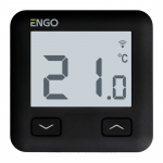 ENGO E10-B internetinis potinkinis termostatas Wi-Fi, 230V, juodas