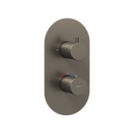 Termostatinis potinkinis vonios/du&scaron;o mai&scaron;ytuvas Espirit, skirtas R-box, 2 krypčių, &scaron;lifuoto grafito