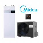 Midea &scaron;ilumos siurblys oras-vanduo M-THERMAL ARCTIC 10,00/10,00 kW su integruotu 190l boileriu : Galingumas kW - 8kW - 10kW, Integruoto boilerio talpa - 190l, Siurblio tipas - Su integruotu boileriu