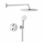 Potinkinis termostatinis du&scaron;o komplektas GROHE Grohtherm 250, chromo spalvos