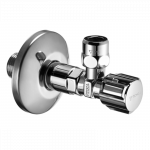 Prailgintas kampinis ventilis Schell COMFORT 1/2'' x &Oslash;10 mm, su Comfort rankenėle, chromuotas