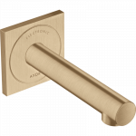 Praustuvo mai&scaron;ytuvas AXOR Uno 161 mm, elektroninis, i&scaron; sienos, &scaron;lifuotos bronzos spalvos (Brushed Bronze)