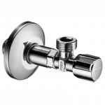 Prailgintas kampinis ventilis Schell COMFORT 1/2'' x 1/2'', su Comfort rankenėle, chromuotas