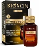 Bioxcin Skin Expert Ester Vitamin C 15% + Niacinamide 2% &ndash; skaistinamasis veido serumas su vitaminu C ir niacinamidu, 30 ml