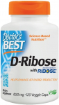 DOCTOR'S BEST D-Ribose - D-ribozė 850 mg (120 kapsulių)