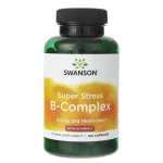 "Swanson Super Stress B-Complex" su vitaminu C - 100 kapsulių