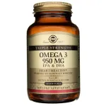 "Solgar" trigubo stiprumo Omega 3 950 mg - 50 mink&scaron;tųjų gelių
