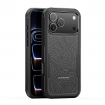 Dėklas Dux Ducis Shld Apple iPhone 17 Pro Max juodas (Contour&nbsp;Pattern)