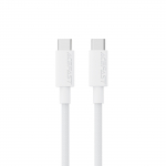 USB kabelis Acefast C18-03 60W USB-C to USB-C 1.2m baltas