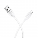 USB kabelis Borofone BX19 USB-A to Lightning 1.0m baltas