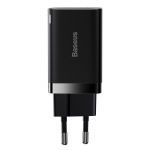 Įkroviklis Baseus Super Si Pro 30W USB-C/USB-A juodas CCSUPP-E01