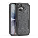 Dėklas Dux Ducis Shld Apple iPhone 17 juodas (Triangle&nbsp;Pattern)
