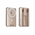 I&scaron;orinė baterija Power Bank Remax CX-2 15W MagSafe 10000mAh auksinė