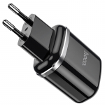 Įkroviklis Hoco N4 12W 2xUSB-A juodas