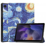 Dėklas Reach Smart Leather Samsung X210/X215/X216 Tab A9 Plus 11.0/X230/X235/X236 Tab A11 Plus 11.0 starry night