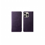 Dėklas HDD Magnetic Wallet Case Samsung G991 S21 5G violetinis