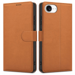 Dėklas Fancy Wallet Samsung A576 A57 5G rudas