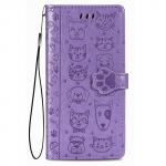 Dėklas Cat-Dog Samsung A546 A54 5G violetinis