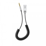 AUX Bluetooth laisvų rankų imtuvas Baseus BA01 juodas CABA01-01