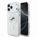 Dėklas Karl Lagerfeld IML K&CH Heads Metal Frame MagSafe Apple iPhone 18 Pro