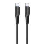 USB kabelis Awei CL-182C USB-C to USB-C 1.0m juodas