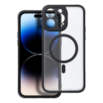 Dėklas Matte MagSafe Apple iPhone 14 Pro Max juodas