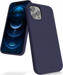 Dėklas Mercury Silicone Case Samsung S931 S25 tamsiai mėlynas