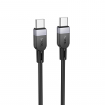 USB kabelis Hoco X109 60W USB-C to USB-C 2.0m juodas