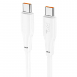 USB kabelis Hoco X93 100W USB-C to USB-C 2.0m baltas
