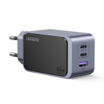 Įkroviklis Ugreen X553 GaN 65W 2xUSB-C/USB-A pilkas (35042)
