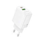 Įkroviklis Borofone BN29 30W USB-C/USB-A baltas