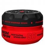 Nishman S6 Hair Styling Spider Wax Keratin - plaukų formavimo va&scaron;kas vyrams, 150 ml