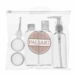 Palsar 7 Travel cosmetic set with dispensers